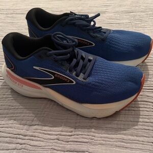 Brooks Glycerin GTS 21 Blue and Black Athletic Sneakers